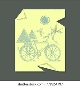 Plans for the Future Summer. Vector illustration