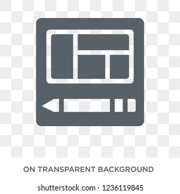 Plans icon. Plans design concept from Real estate collection. Simple element vector illustration on transparent background.