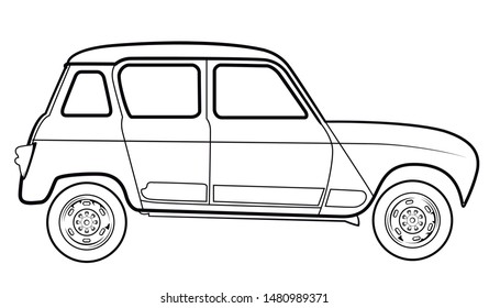 Plans of old renault 4 