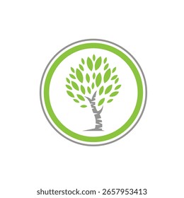 Planta de Vector artificial abstracto moderno logotipo