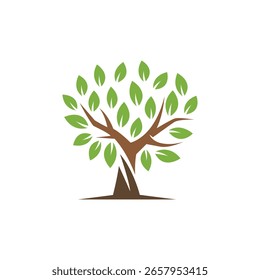 plant artificial vector abstract modern logo