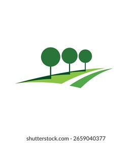 plant artificial vector abstract modern logo