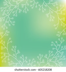 Plant background illustration