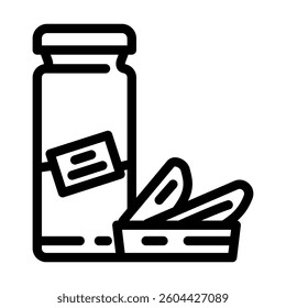 plant based cosmetic sustainable beauty line icon vector. plant based cosmetic sustainable beauty sign. isolated contour symbol black illustration