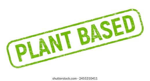 Plant based green eco vegan grunge stamp product organic icon. Natural plant based nutrition food icon