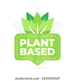 Plant Based Product Seal Featuring a Leaf Emblem for Eco Friendly Goods