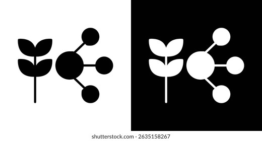 plant based protein icon concept, vector illustration