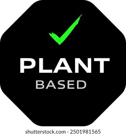 Plant based sport label icon