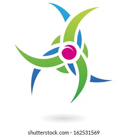Plant and Berries Abstract Icon