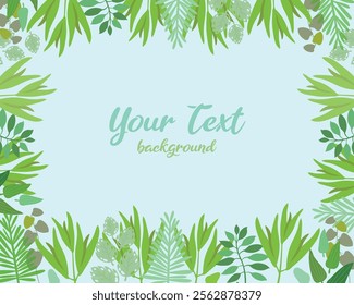 Plant border, nature, frame, border, background image