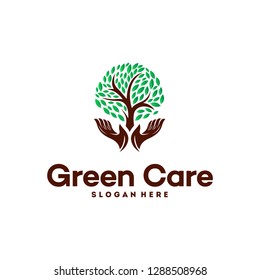 Plant Care logo designs concept vector, Garden logo template