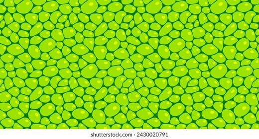 Plant cells template background vector illustration. Leaf structure seamless pattern. Green plant chlorophyll texture for organic wallpapers, eco, agro and scientific design. seeds repeated backdrop