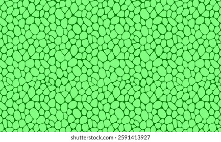 Plant cells template background vector illustration. Leaf structure wallpaper. Green plant chlorophyll texture for organic wallpapers, eco, agro and scientific design. seeds repeated backdrop