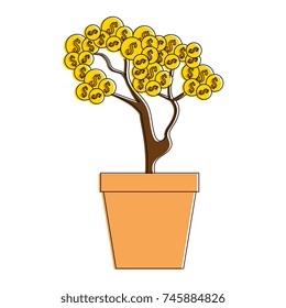 plant with coins icon