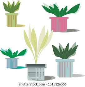 Plant  collection, vector plant design