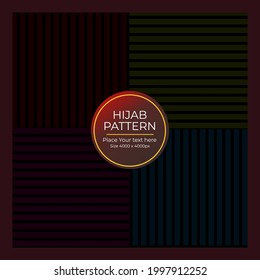 Diseño de ilustraciones vectoriales coloridas de plantas para hijab, portada, fondo