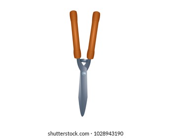Plant Cutter - Cartoon Vector Image