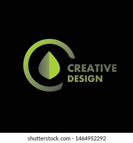 plant design logo vector icon
