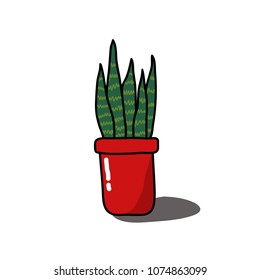 plant doodle icon