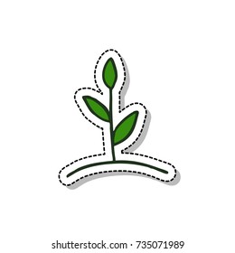 plant doodle icon