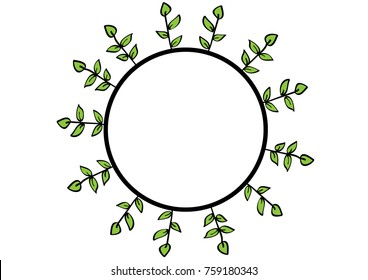 plant drawing background design