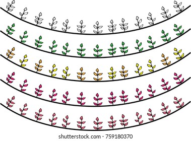 plant drawing background design