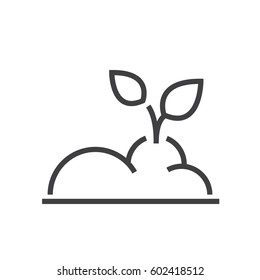 plant Farm icon line style