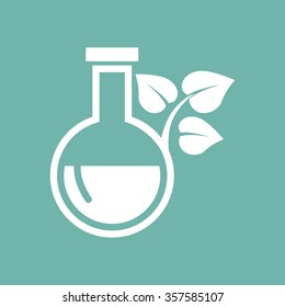 Plant fertilization icon