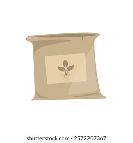 plant fertilizer sack vector element design