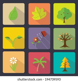 plant flat icon