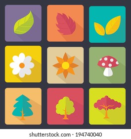 plant flat icon