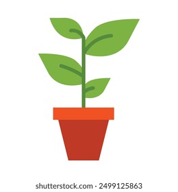 Planta plana diseño de iconos para personal y Uso comercial