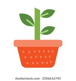 Plant Flat Icon Design For Personal nad Commercial Use