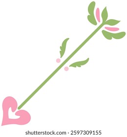 plant and flower illustration suitable for decoration wedding invitation, greeting cards and other 
