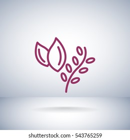 Plant food Icon Flat.