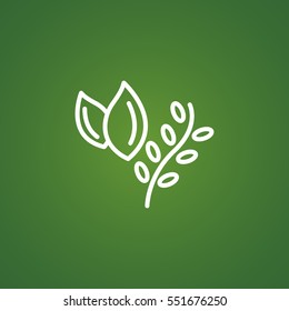 Plant food Icon Flat.