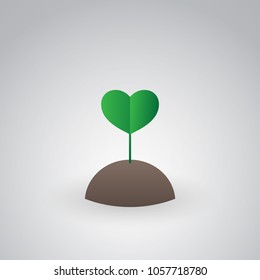 Plant In The Form Of A Heart