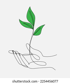 plant in the form of a plant save the planet 