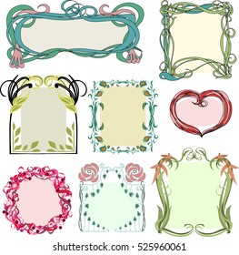 plant frame with the background set