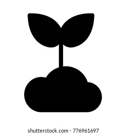  plant Glyph icon