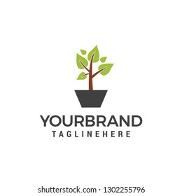 plant green Logo Template vector icon design