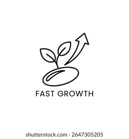 plant growth icon or plant growth symbol vector isolated. Best plant growth icon vector for mobile apps, websites, design element and more about plant growth.