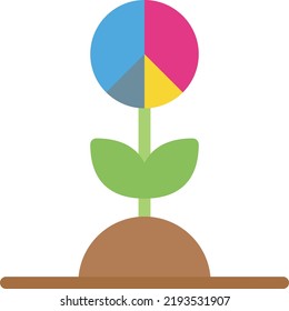 plant growth Vector illustration on a transparent background.Premium quality symbols.Stroke vector icon for concept and graphic design.