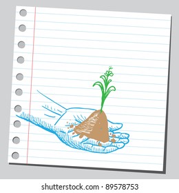 Planta en mano