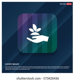 Plant In Hand Icon
