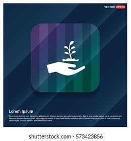 Plant In Hand Icon