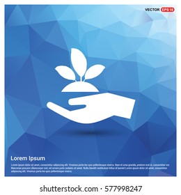 Plant In Hand Icon