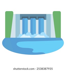 plant hydro renewable energy isolated