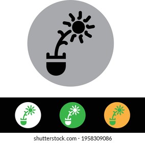 Plant icon, 48 px, for website and app purposes