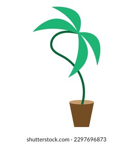 Plant icon clipart design illustration template